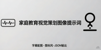 家庭教育视觉策划 生成图像提示词​