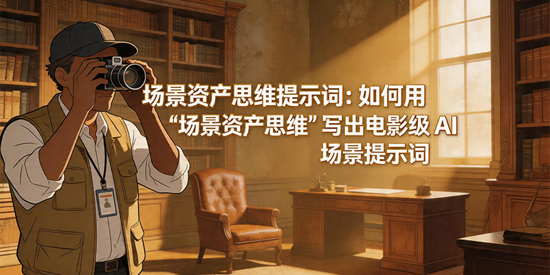 场景资产思维提示词:如何用“场景资产思维”写出电影级 AI 场景提示词