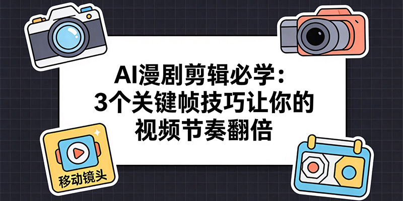 AI 漫剧剪辑必学：3 个关键帧技巧让你的视频节奏翻倍